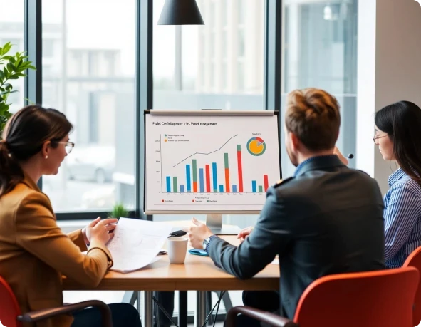 Reuni&atilde;o de equipe em escrit&oacute;rio